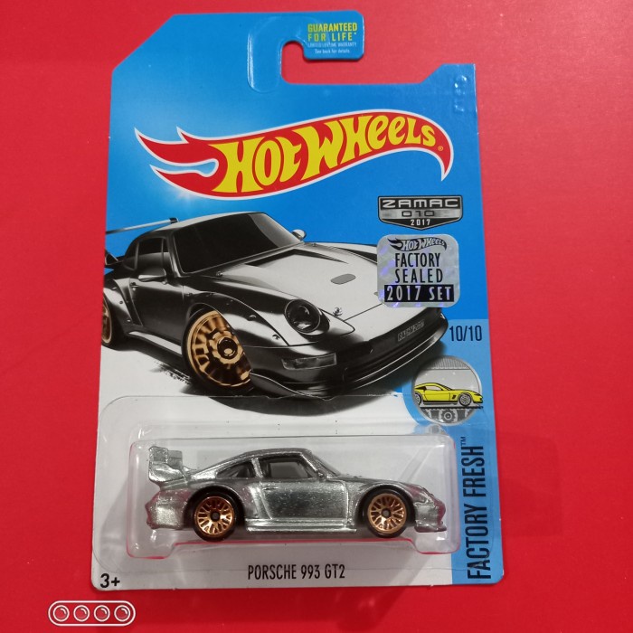 BONUS PROTEKTOR HOTWHEELS PORSCHE 993 GT2 ZAMAC US CARD FACTORY SEALED