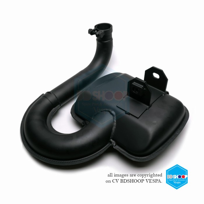 Knalpot Standart Racing Vespa Merk Malossi