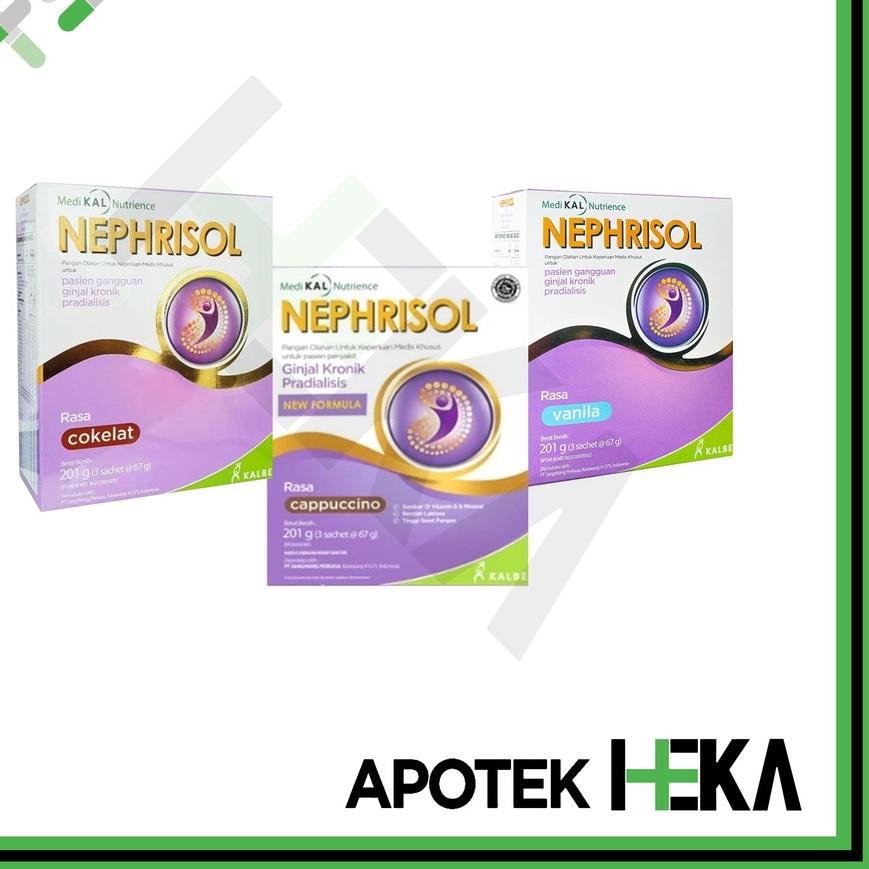 

☆ Nephrisol Vanila/Cappucino 201 gram - Pasien Ginjal Pradialisis ♠