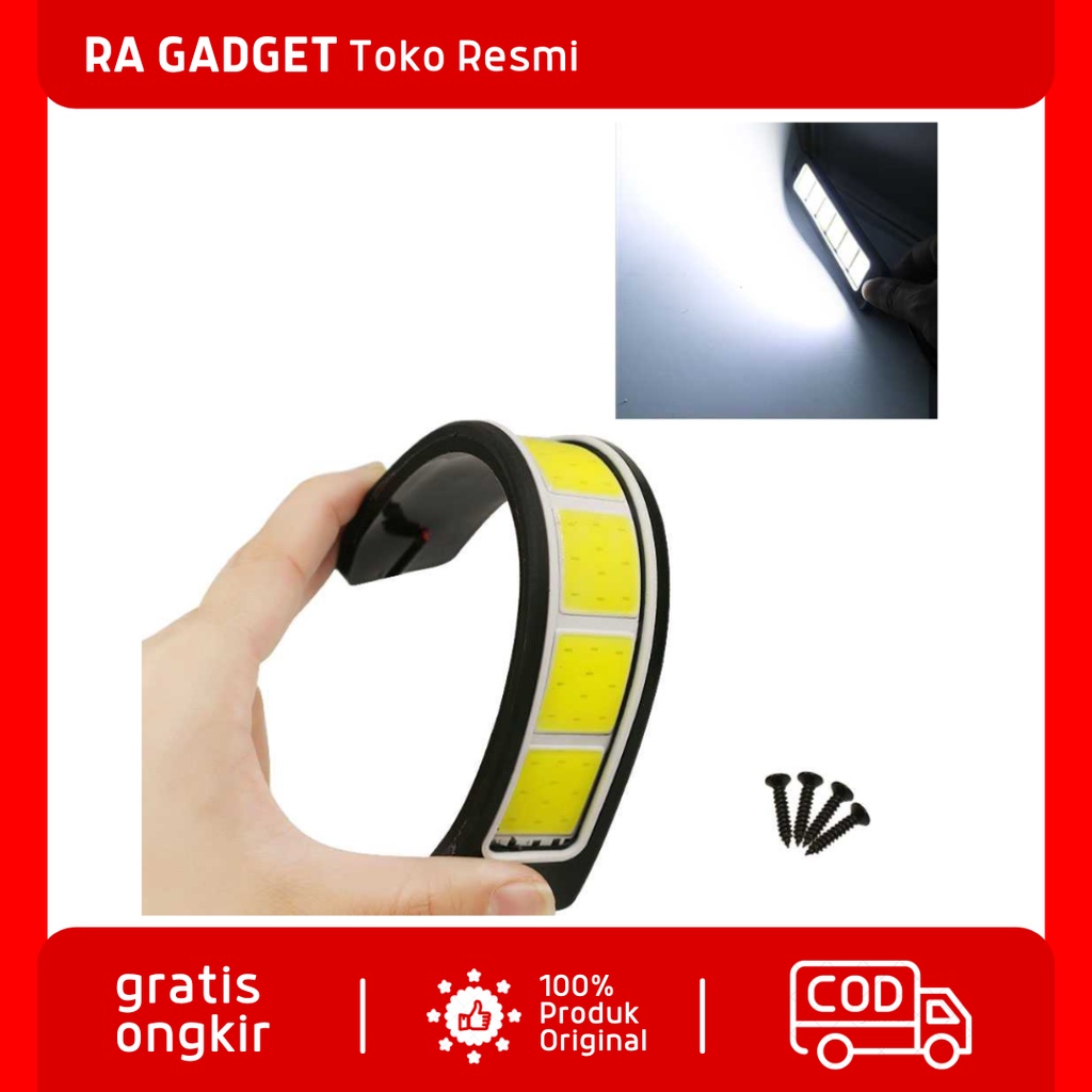 Lampu Kabut Fog Light Mobil Waterproof  DRL Mobil LED COB 190 x 35mm 6W / Fog Lamp Led Light Project