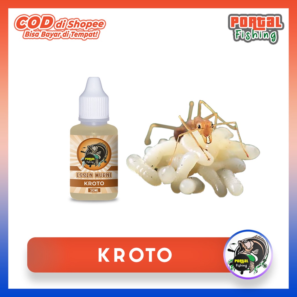 PORTAL FISHING - Essen Kroto Cair Murni 30ml Penambah Protein Umpan Mancing Ikan