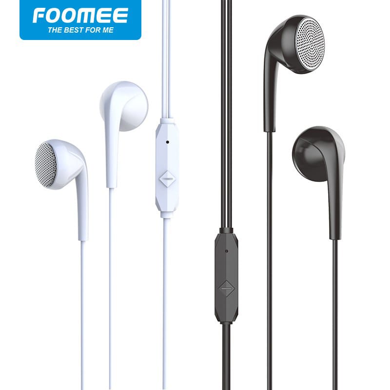 C_   Foomee QA35 Earphones Wired Headset ORIGINAL