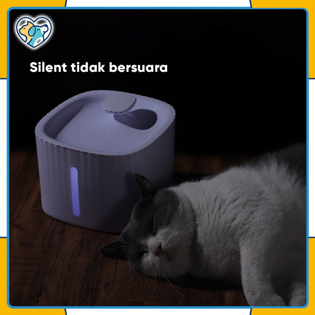 3L Tempat Minum Kucing Otomatis Dispenser Tempat Minum Hewan Pet Water Dispenser Fountain