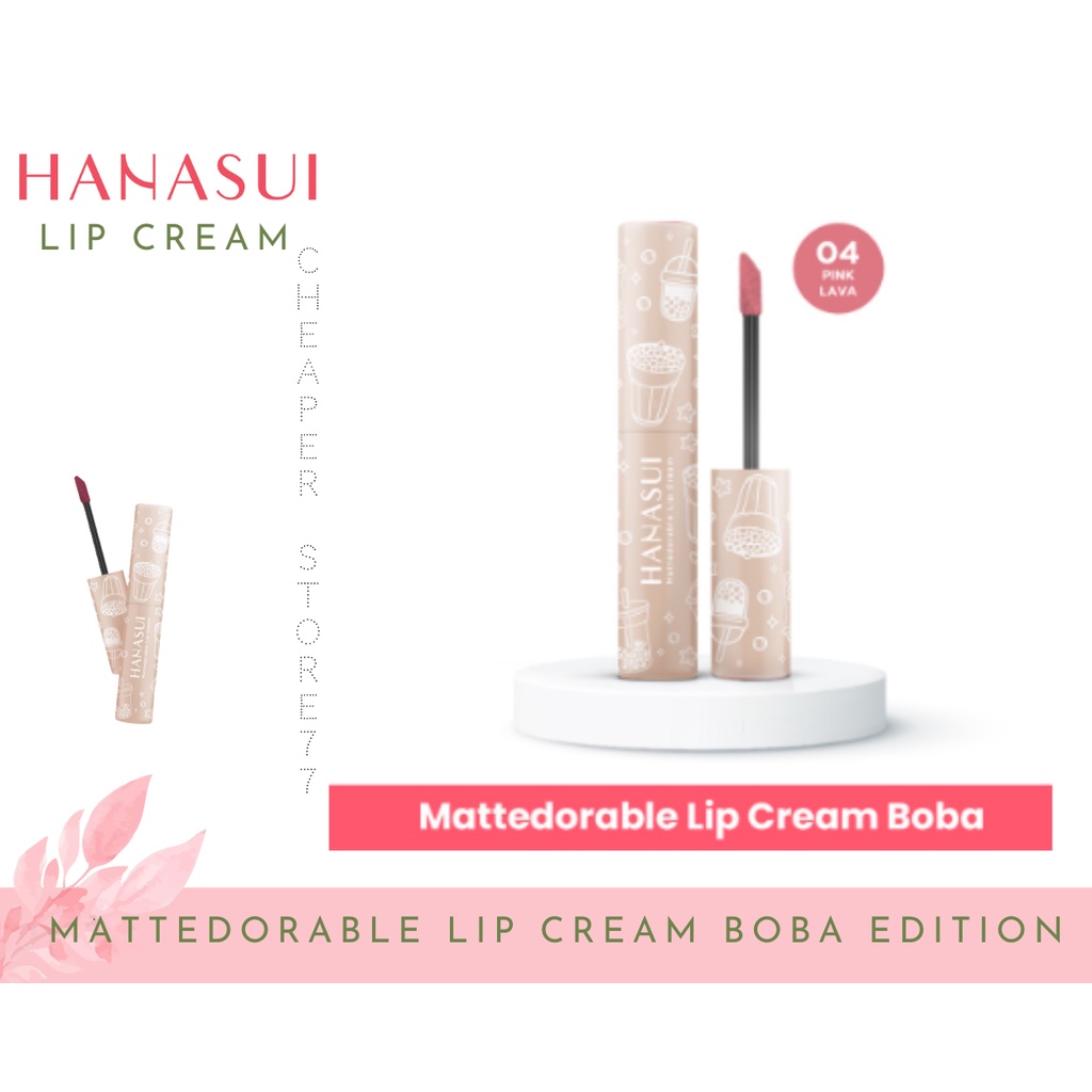 HANASUI - LIP CREAM BOBA 4 GR