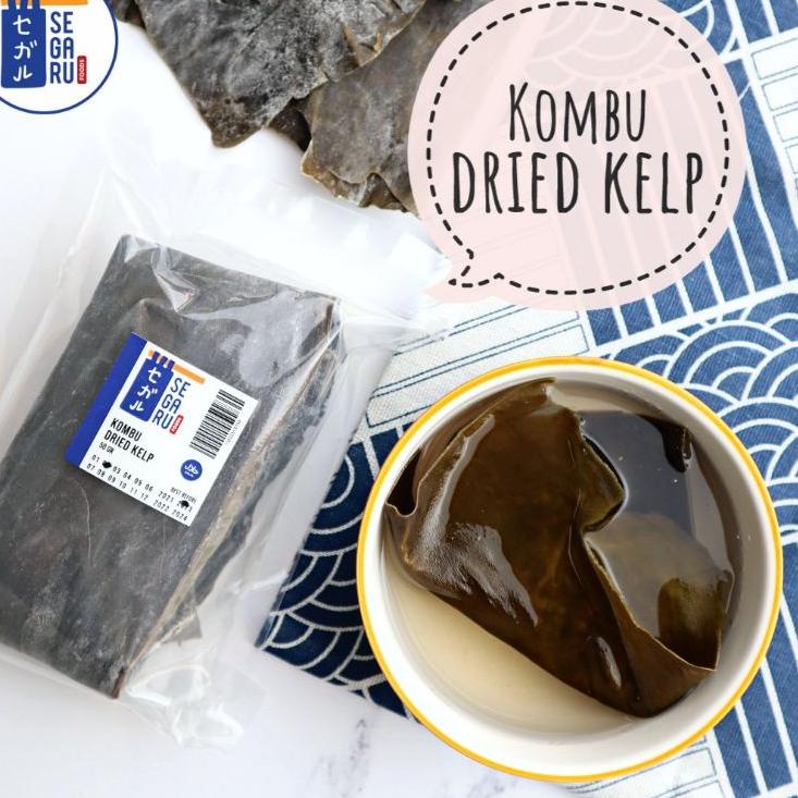 

Dikirim secepatnya Kombu / Konbu / Dried Kelp Dashi / Rumput Laut Kering 50 gr