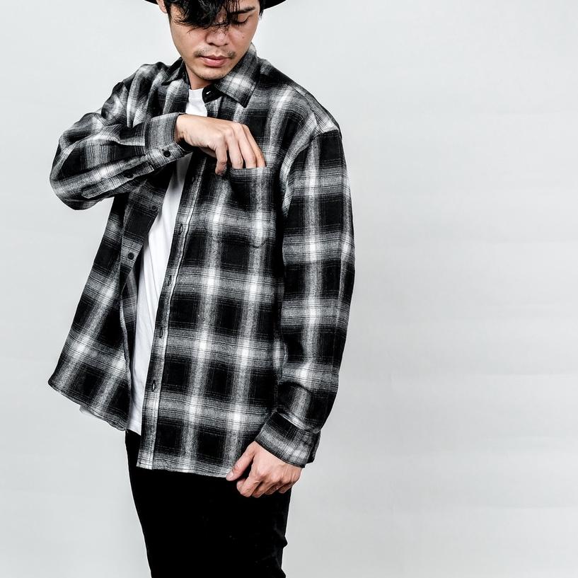 ☑ Bespoke project Kemeja flanel pria ☜