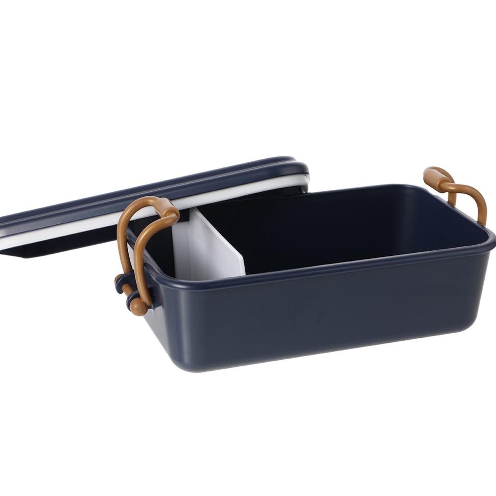 LANGSUNG ORDER MINISO Kotak Makan Ml Lunch Box 2 Grids Tempat Bekal Kecil Bento Box Bpa Free Tempat 