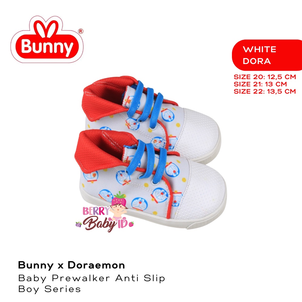 Lusty Bunny Sepatu Bayi Doraemon Baby Prewalker Anti Slip Boy Series Berry Mart