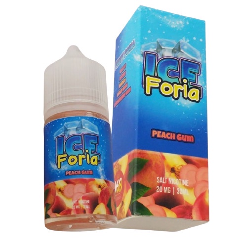 Ice Foria Peach Gum Salt Nic 30ML by Omnilab x 168