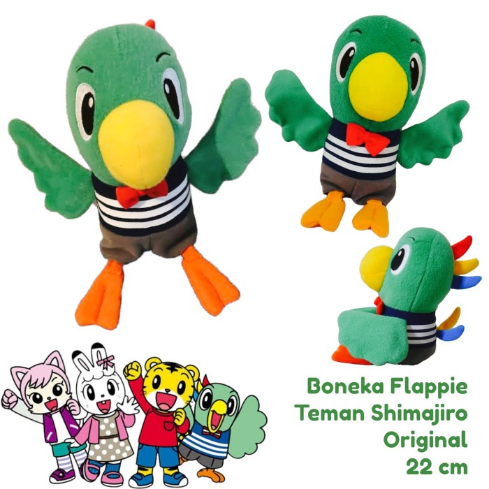 Terlaris Boneka Teman Shimajiro Mimi-Lynne, Flappie Dan Nikki