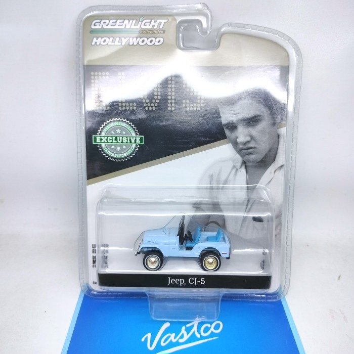 GREENLIGHT HOLLYWOOD ELVIS PRESLEY JEEP CJ-5 EXCLUSIVE DIECAST TERMURAH