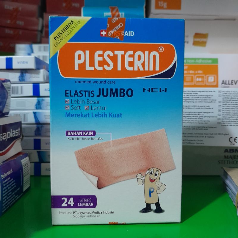 Plesterin JUMBO Isi 50 Plester Luka Anti Air Plesterin Jumbo