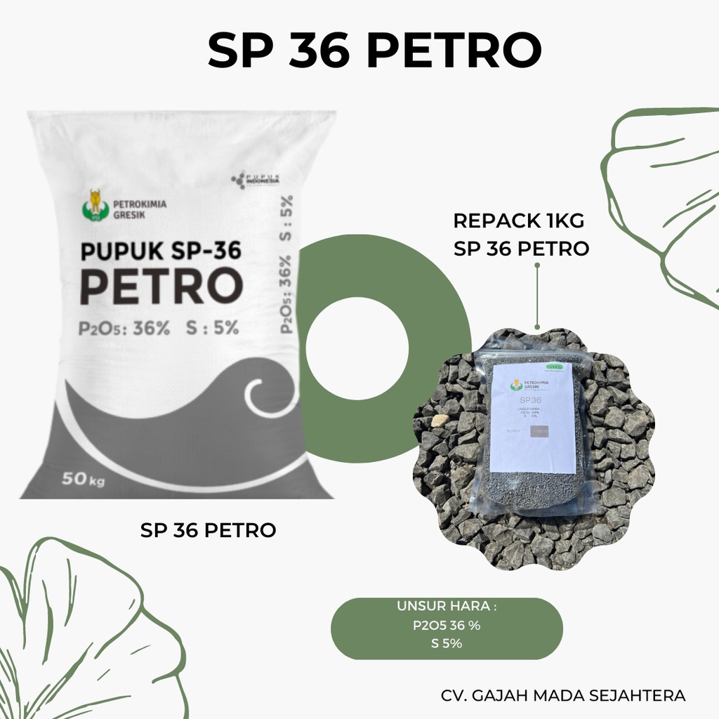 Pupuk SP 36 PETROKIMIA REPACK 1KG