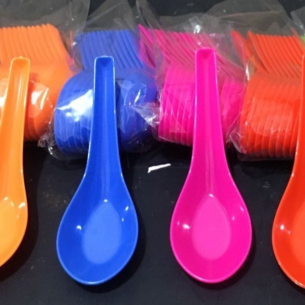 [Sendok Bebek] Sendok Bebek Melamin Warna Warni [Peralatan]