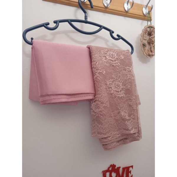 bahan Kain brukat plus tile