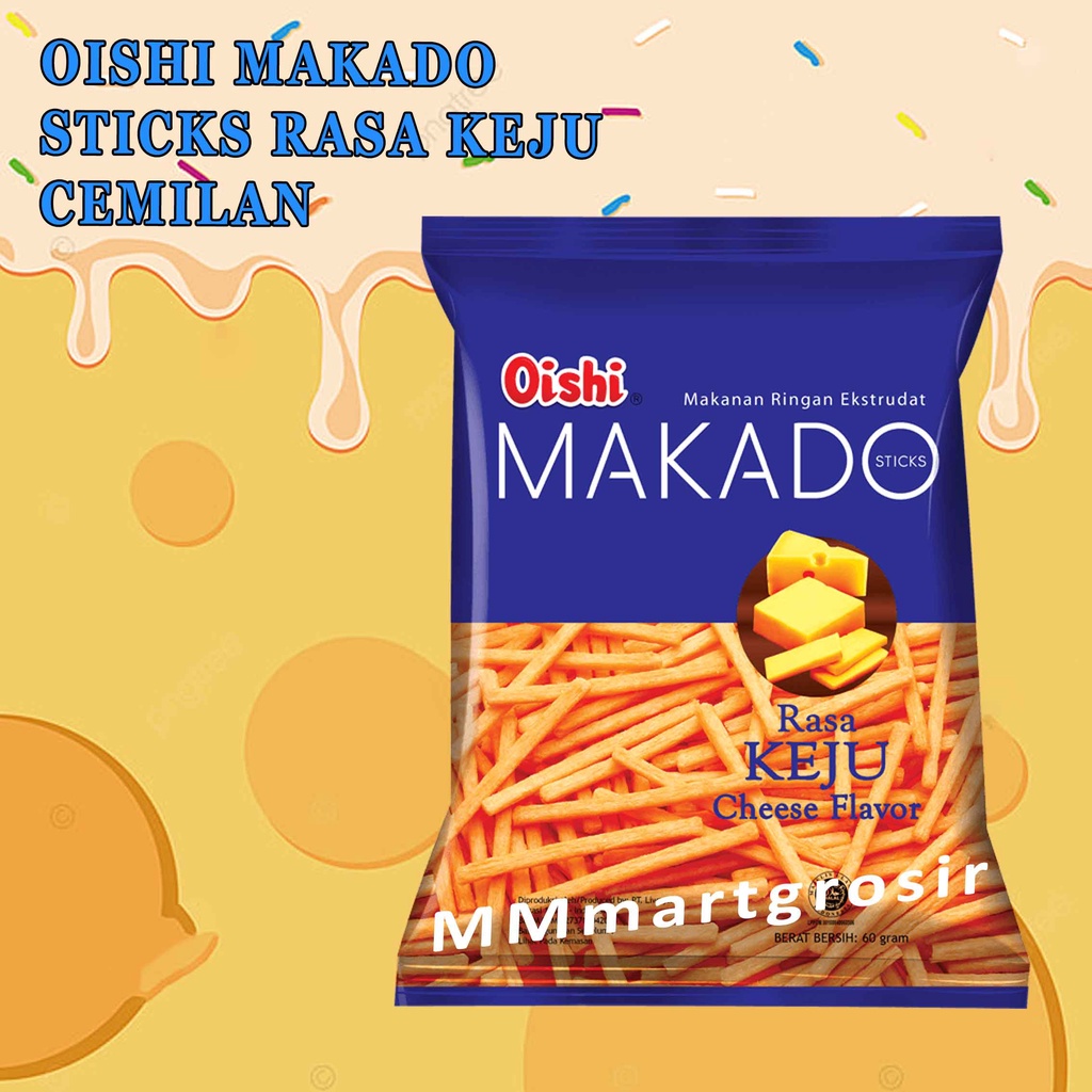 OISHI MAKADO STICKS RASA KEJU 60g