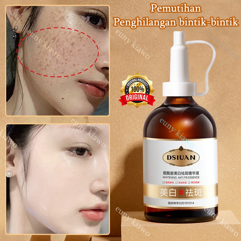 Serum anti flek Serum flek hitam Menghilangkan flek hitam Cream penghilang flek hitam Serum anti aging Perawatan wajah 100ML Whitening freckle cream Bintik menghilangkan chloasma, flek, flek hitam, bintik, bintik-bintik penuaan