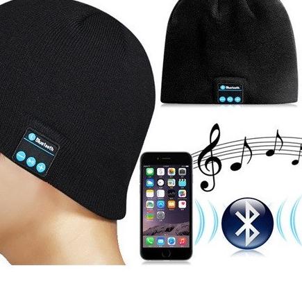 ➧ topi kupluk beani bluetooth ❈