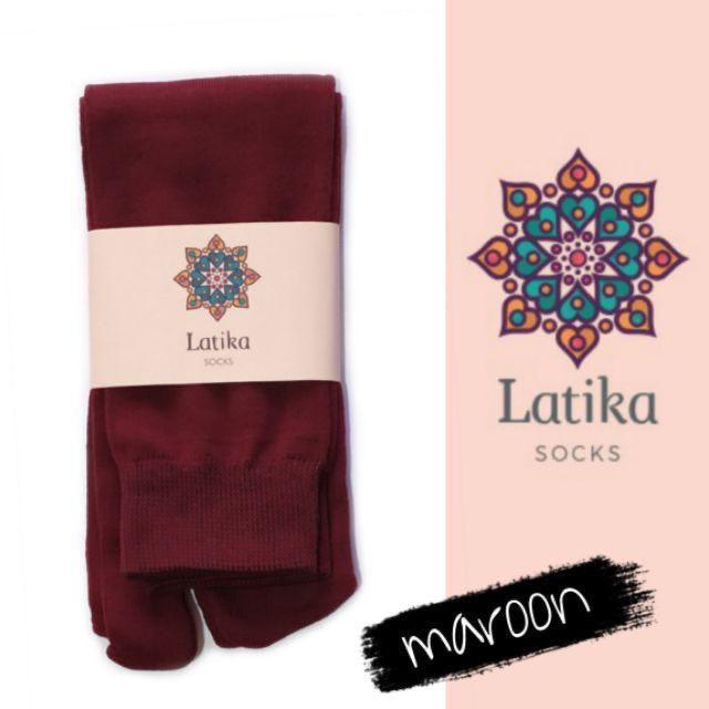 [COD] LATIKA SOCKS KAOS KAKI WARNA POLOS JEMPOL LEBIH TEBAL LEBIH LEMBUT FASHION MUSLIM DEWASA ANAK