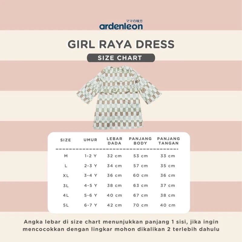 Ardenleon Boy Aslan Raya Girl Dress Raya / Straight Pant  raya collection