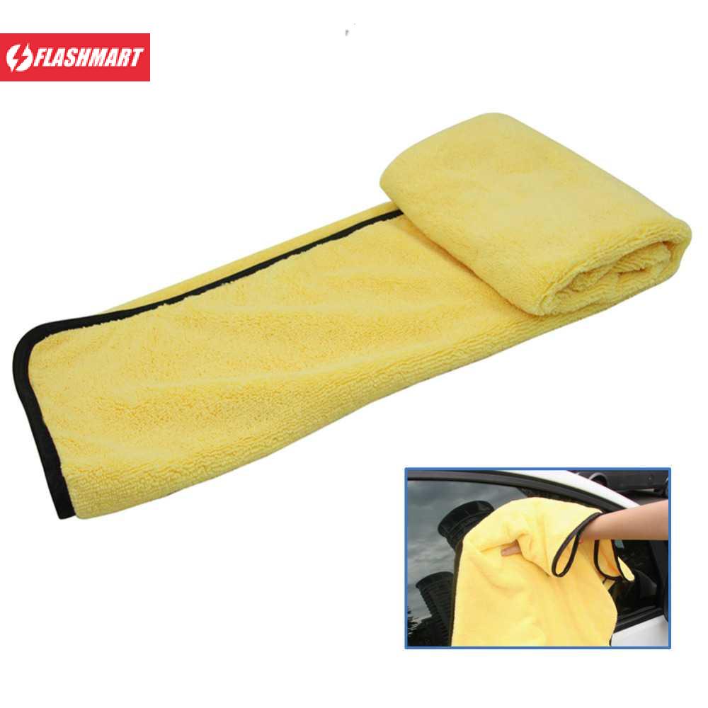 Flashmart Tirol Handuk Microfiber Lap Pengering Mobil XL 92 x 56 cm - T224
