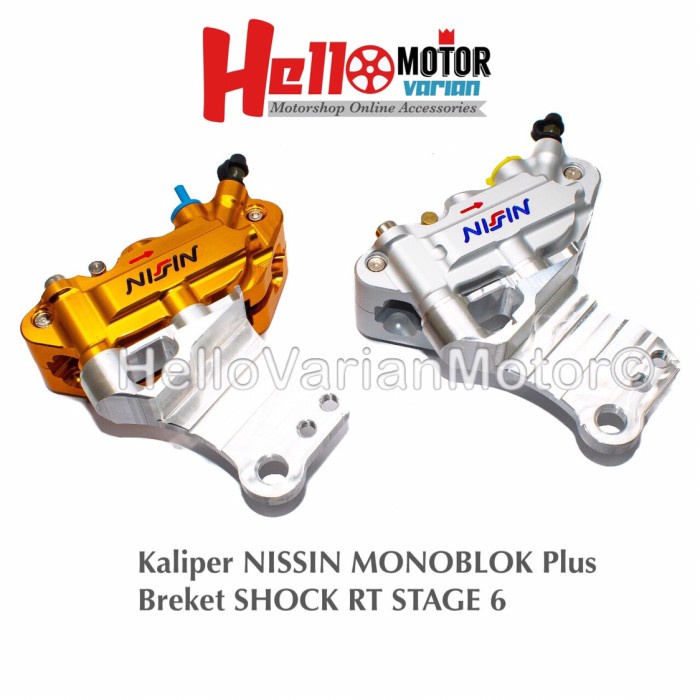Kaliper NISSIN MONOBLOK Plus Breket Shock RT Stage 6