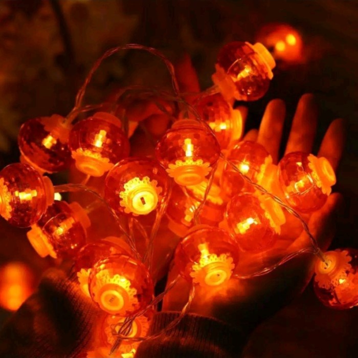 Lampion Led Lampion Imlek Hiasan Pohon Merah /Lampu Gantung Mini Imlek 2023