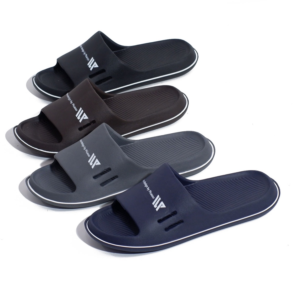 Wespro Romeo - Sandal slide selop pria slip on | Sendal slop rumah laki-laki cowo slipon bahan eva pylon 39-43