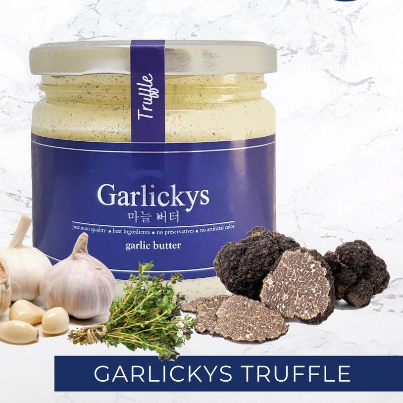 

✩ GARLICKYS Premium Truffle & Garlic Butter | Trufle Garlic Butter | Truffle Garlic Butter Spread ♀