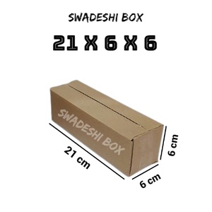 

kardus/karton/box uk. 21x6x6 cm untuk packing singlewall polos