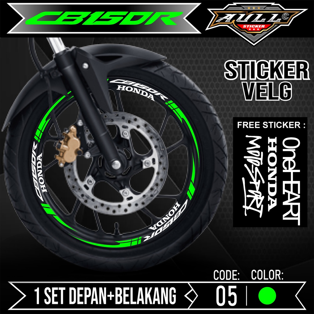Cutting Sticker Velg CB 150R - Aksesoris Stiker Cutting Sticker List Velg Motor Honda CB 150R CB 150
