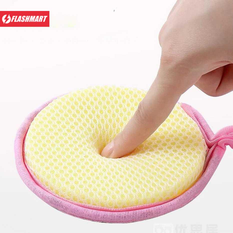 Flashmart Star Spons Cuci Piring Double Sides Cleaning Sponge 3PCS - XY-0186