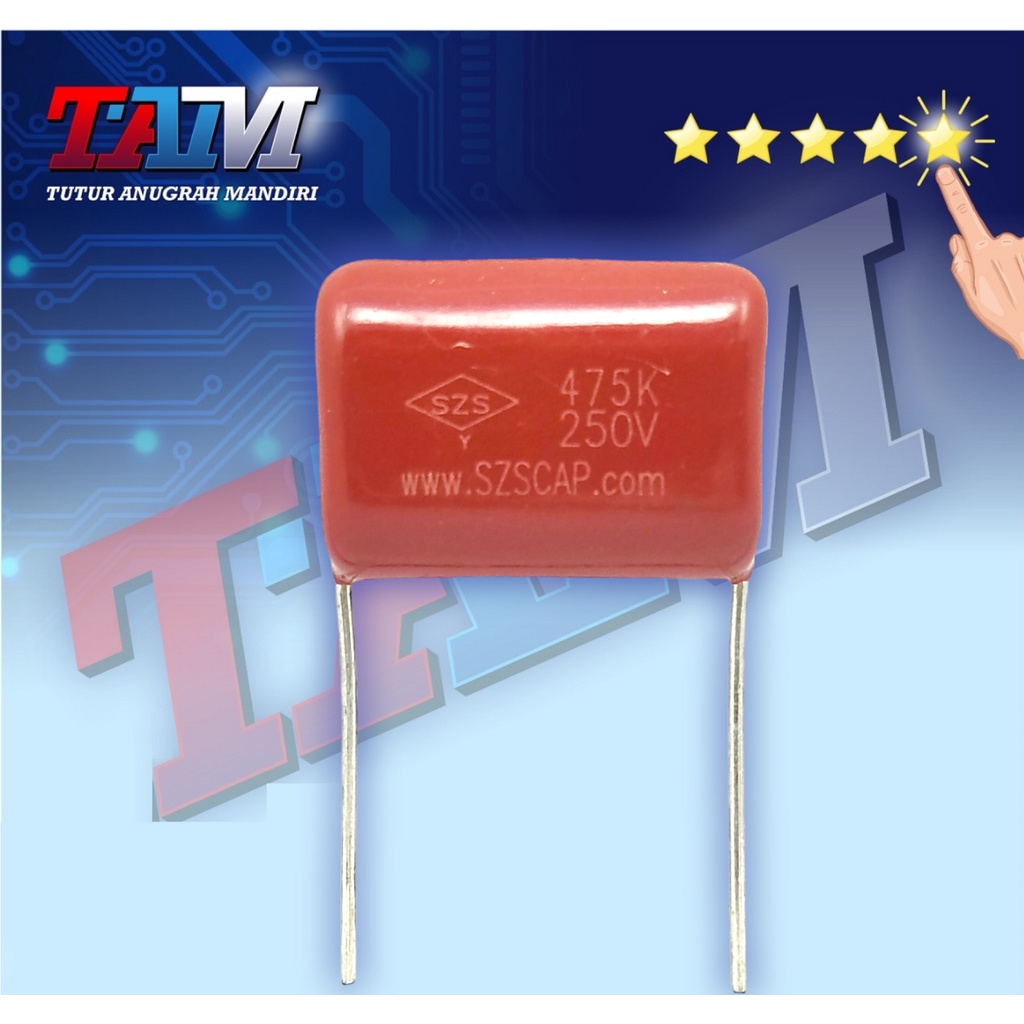 KAPASITOR 475K 250V SZS KAPASITOR 475K250V SZS