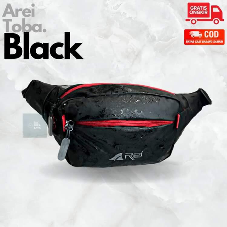 Waistbag Pria Arei Waterproof Import Branded No Original Premium