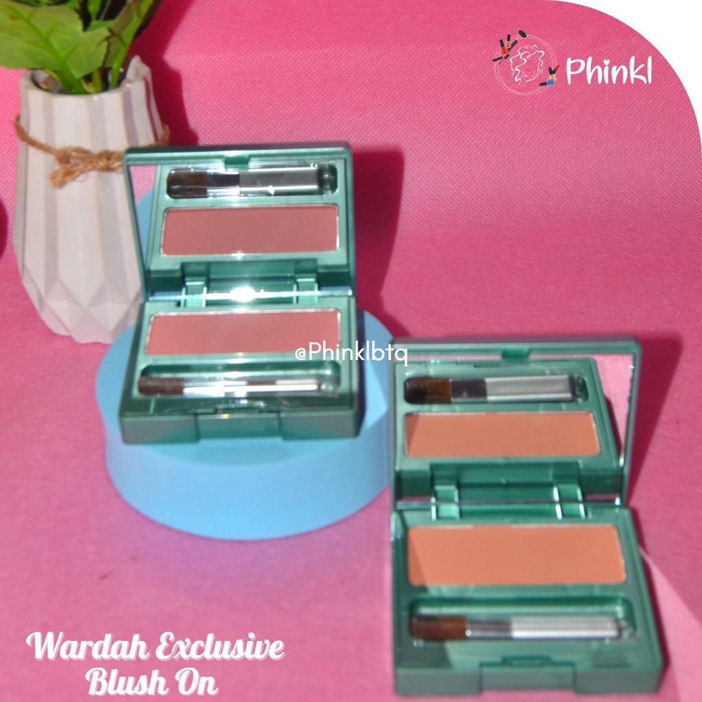 `ღ´ PHINKL `ღ´ ᘺᗩᖇᕲᗩᕼ wardah eksklusive blush on perona pipi makeup halal