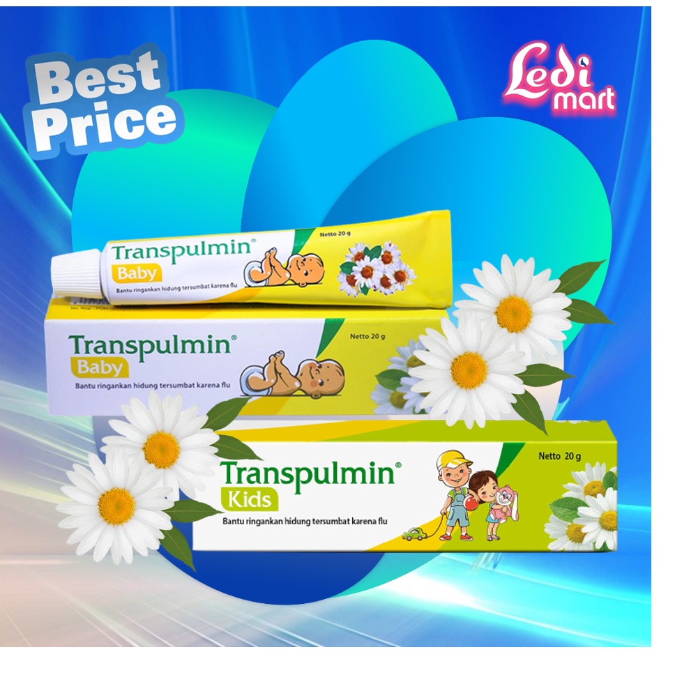 ORIGINAL Transpulmin BABY KIDS Balsem 10gr  20g / Balsam Anak Bayi Hidung Tersumbat / LEDI MART