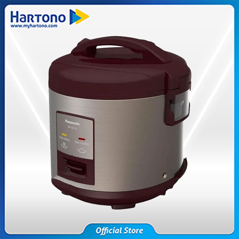 Panasonic Penanak Nasi Rice Cooker SR-CEZ18DRR