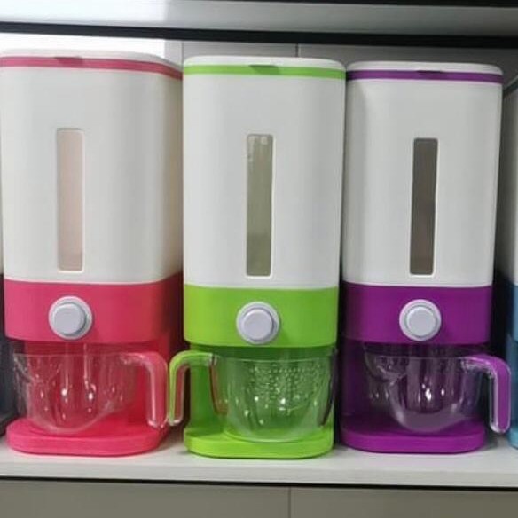 

Dispenser beras/tempat beras 10 kg