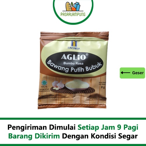 Bawang Putih Bubuk Aglio Perbungkus 8 Gr Pasar Lampung