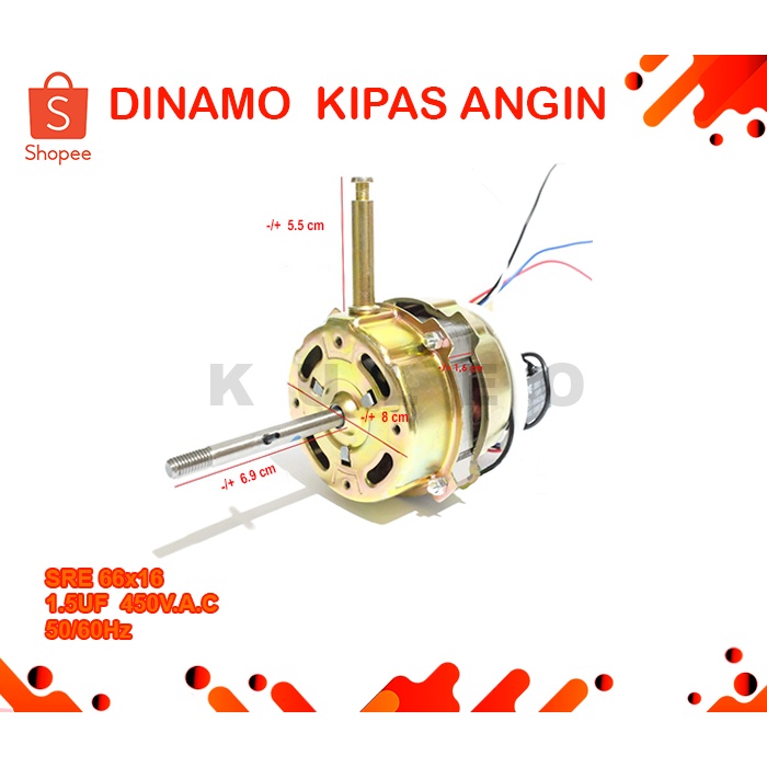DINAMO KIPAS ANGIN UNIVERSAL - Motor/Dinamo Kipas Angin Umum