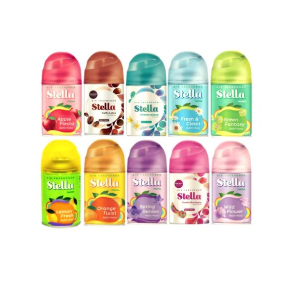 Stella matic wild flower / spring garden / dream island / caffe latte / secret lavender / apple fies