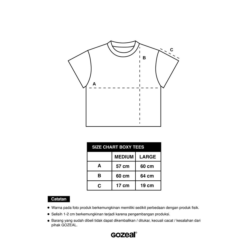 Gozeal | Boxy Tees | Between