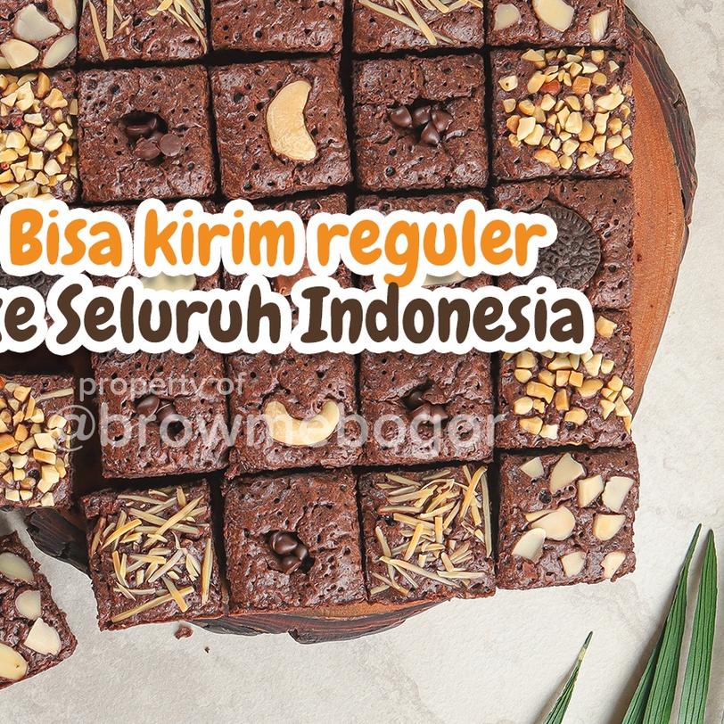 

➭ BrowMe Bogor Brownies Sekat raMe Mevvah Merakyat Ukuran Box Large 20x20 Cm ❋