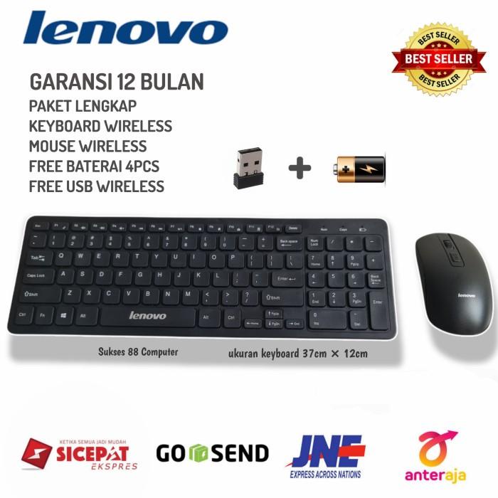 PAKET KEYBOARD LENOVO WIRELESS+MOUSE LENOVO WIRELESS COMBO SET GKM520