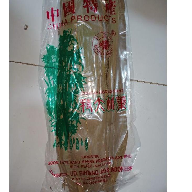 

➵ Daun Bambu Bakcang 300gr kering cap Bunga Merah IMPORT JUMBO ➭