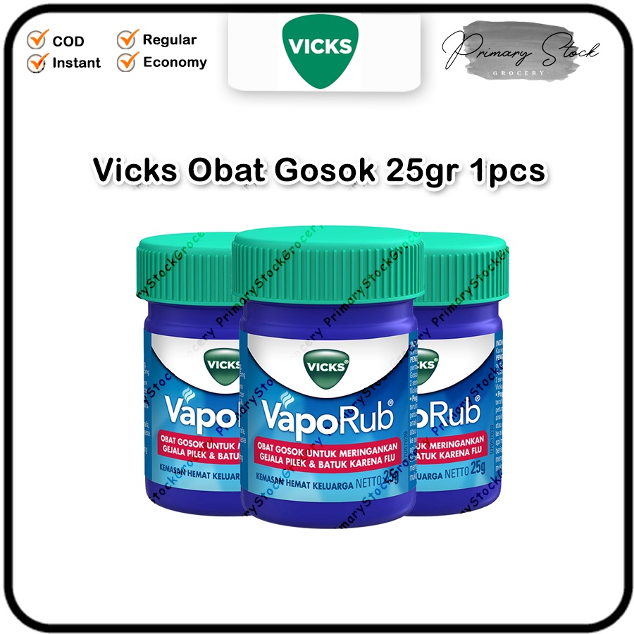 Vicks Baby Balsam Vaporub Inhaler Pelega Hidung Mampet Oles Balsem Bayi Sinus 25gr