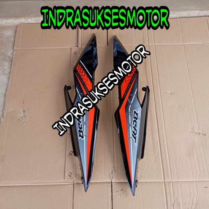 cover body belakang motor honda beat new 2017 2018 hitam