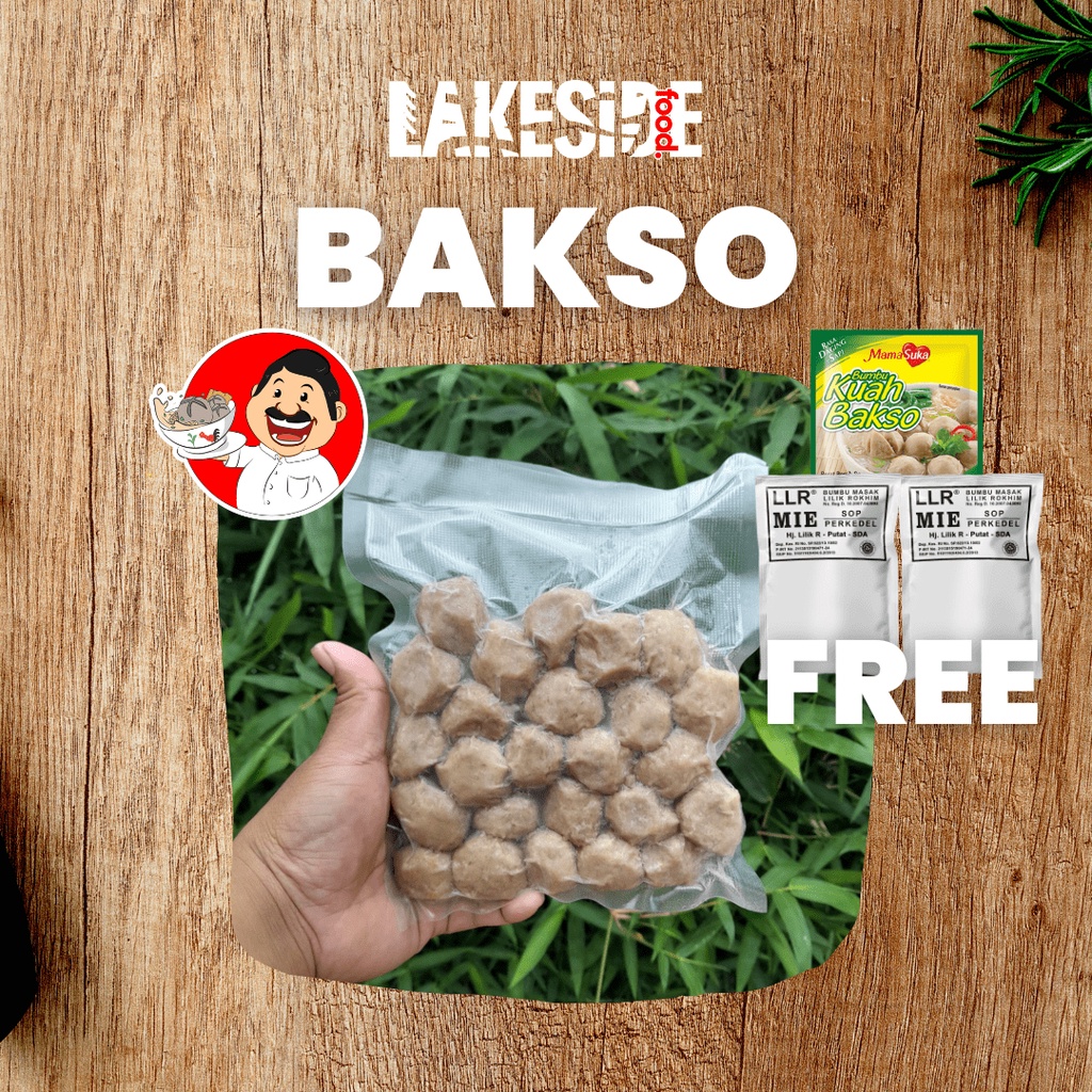 

Bakso Premium Homemade. Tanpa Bahan Pengawet. 25 pcs. Daging Sapi Asli.