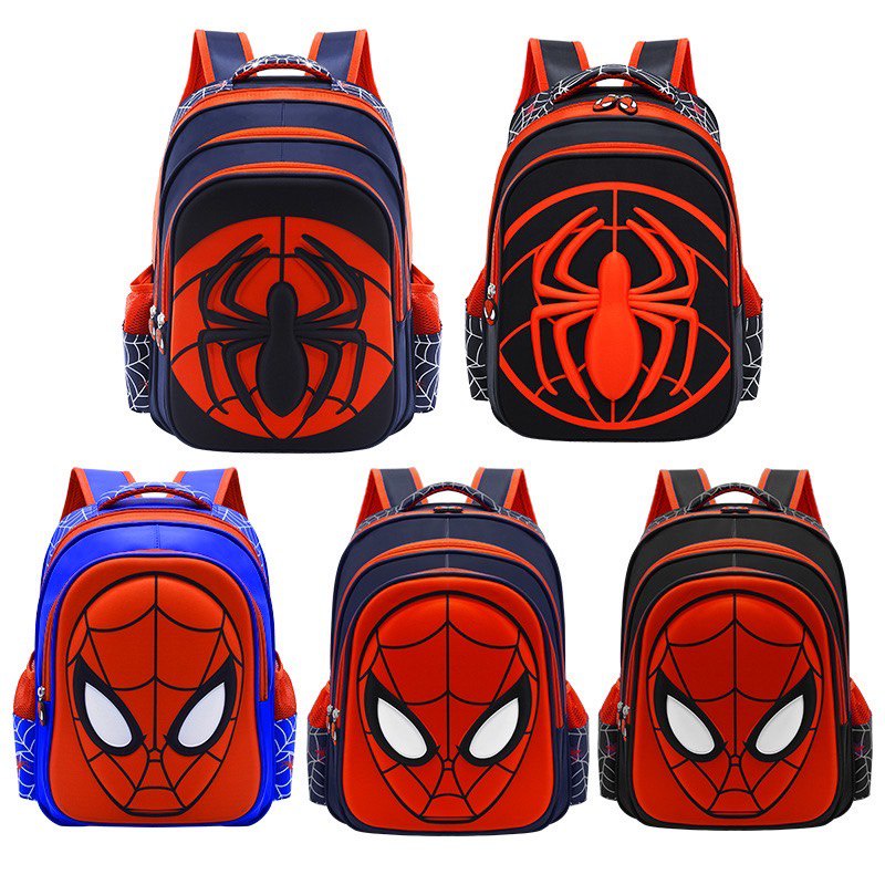 BARU LIN116 Tas Ransel Sekolah Anak Motif Spiderman-Your Affordable Quality!