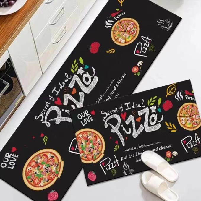 Keset dapur panjang anti slip set 2 in 1 minimalis karakter